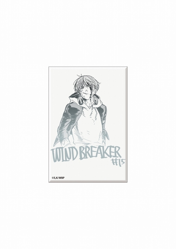 WIND BREAKER アフレコ台本イラストスクエアマグネット[梶蓮]