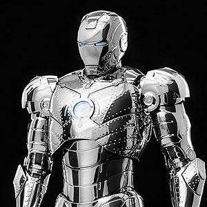 DLX アイアンマン・マーク2(クローム・エディション) 1/12 可動フィギュア