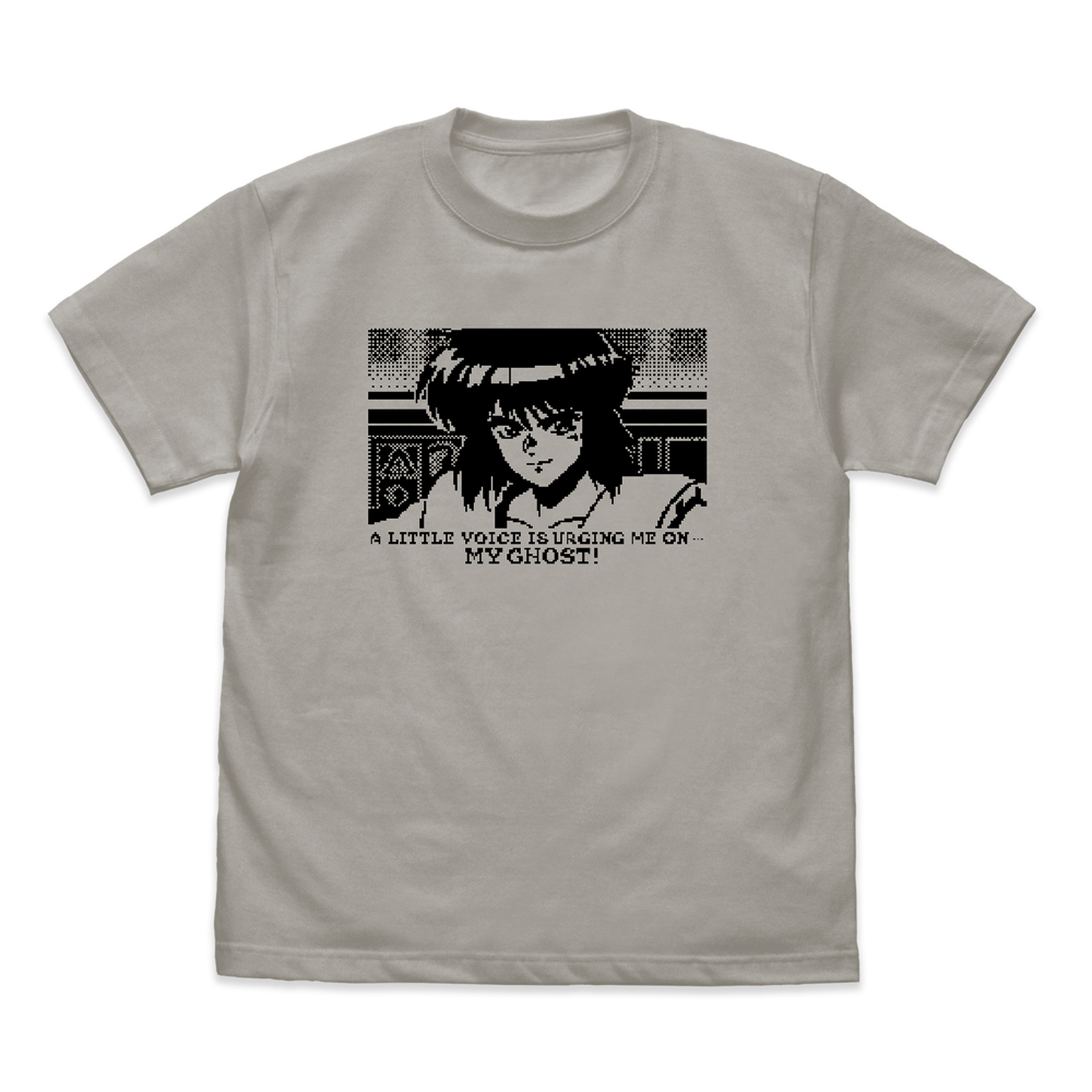 攻殻機動隊 THE GHOST IN THE SHELL_XLサイズ_「そうしろとささやくのよ、私のゴーストが」 Tシャツ/LIGHTGRAY