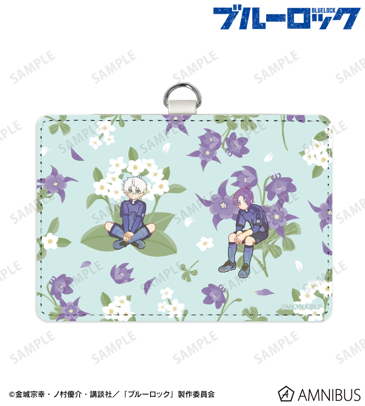 凪 誠士郎&御影 玲王 Botania ネックストラップ付きパスケース