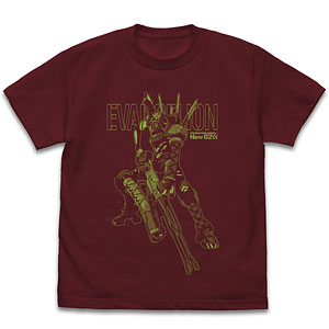 EVANGELION エヴァンゲリオン新2号機α Tシャツ/BURGUNDY-L