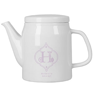 TVアニメ「魔法少女まどか☆マギカ」 暁美ほむら イニシャルモチーフ柄 ティーポット
