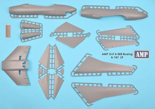 エーエムピー 1/144 アメリカ ボーイング 747SP プラモデル AVP9005 (飛行機)