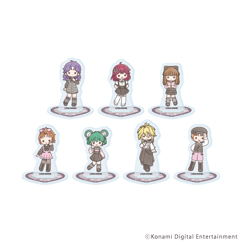 ときめきメモリアル_アクリルぷちスタンド02/ダークガーリーver. コンプリートセット(全7種)(グラフアートイラスト)【コンプリートセット/7個入り】