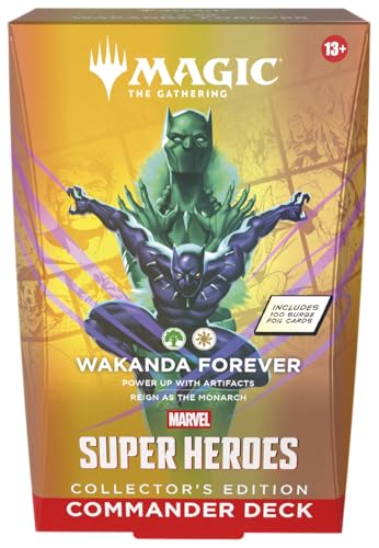 マジック：ザ・ギャザリング | マーベル スーパー・ヒーローズ 統率者デッキ Collector's Edition 『ワカンダは永遠なり』 英語版 MTG トレカ ウィザーズ・オブ・ザ・コースト MSH D53620000