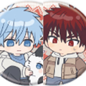 缶バッジ「黒子のバスケ」35/テツヤ2号といっしょver.(ミニキャライラスト) 11個入りBOX