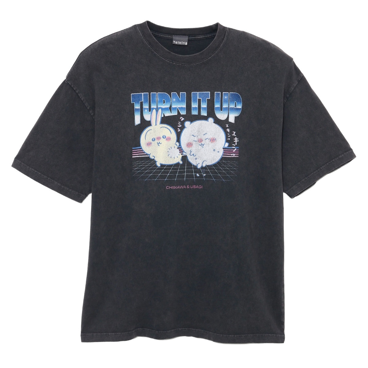 ちいかわ Tシャツ TURN IT UP スミ