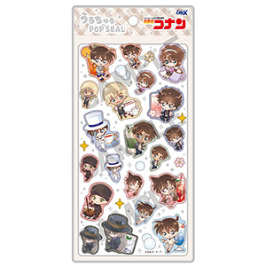 【グッズ-ステッカー】名探偵コナン うるちゅるPOP SEAL きゃらペコ ドリンク