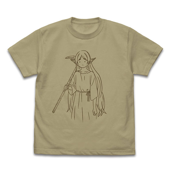 葬送のフリーレン フリーレン 「鉱山で300年働くことになっちゃった」 Tシャツ/SAND KHAKI-M