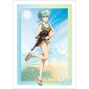 ソードアート・オンライン 描き下ろし シノン ウォーターガンバトルver. A3マット加工ポスター