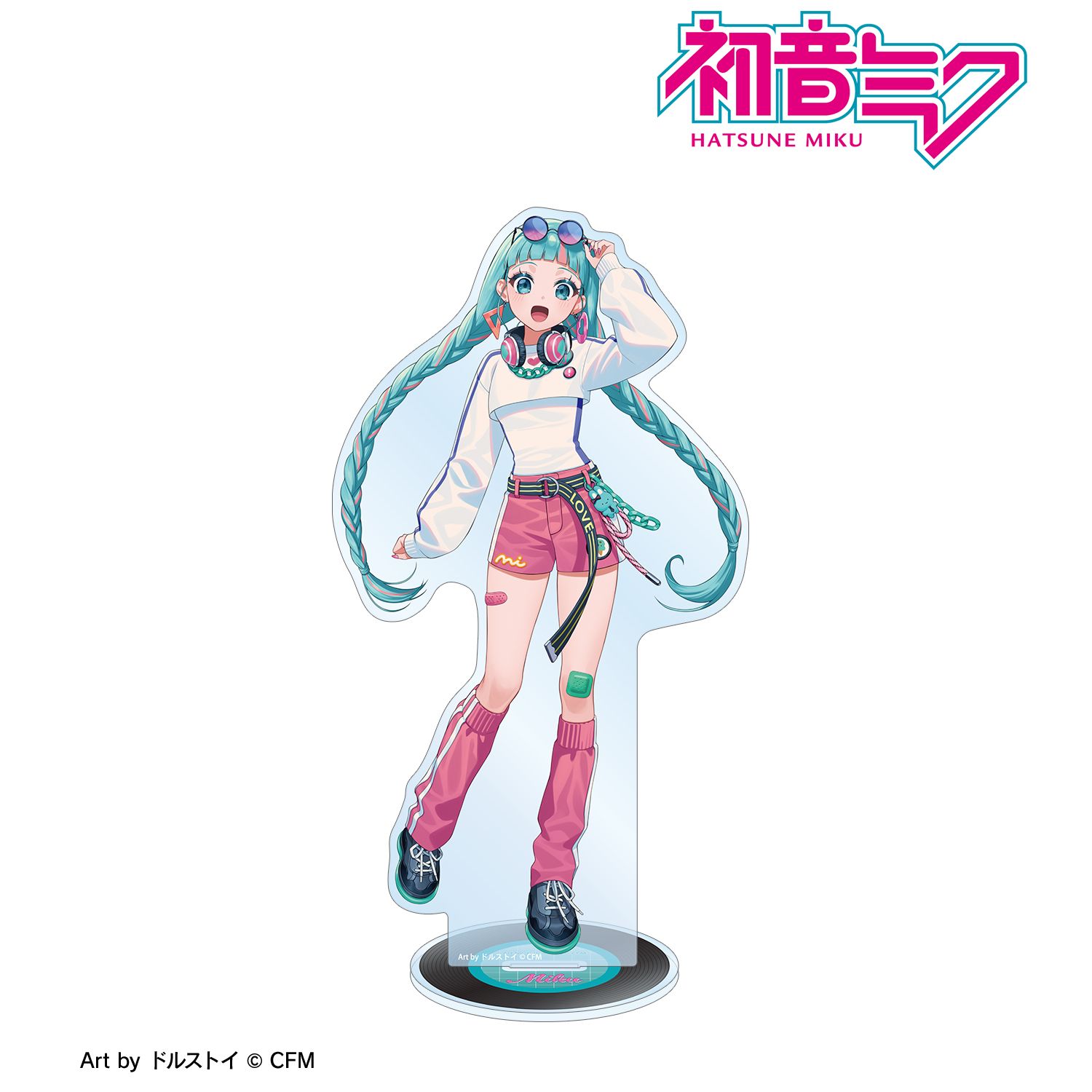 初音ミク_描き下ろし 初音ミク シティポップver. Art by ドルストイ BIGアクリルスタンド