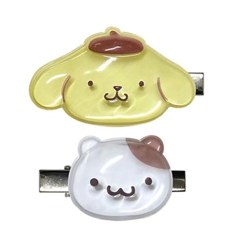 ケイカンパニー(K Company) サンリオキャラクターズ ぷっくりったいヘアクリップ2P ポムポムプリン SAC-PUC-PN H32×W47×D9mm