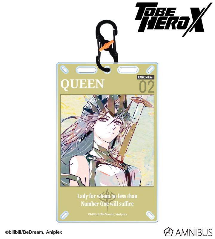 クイーン Ani-Art カラビナ付きカード型アクリルキーホルダー