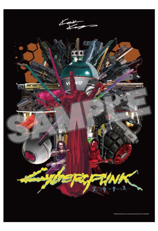 Cyberpunk2077 Kosuke Kawamura T.A.A Collage poster