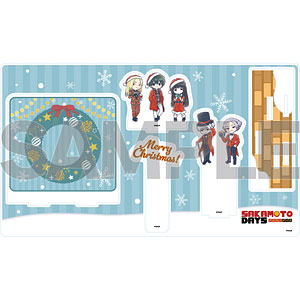 プレミアム アクリルジオラマプレート「SAKAMOTO DAYS」12/デザインB クリスマスver.(グラフアートイラスト)