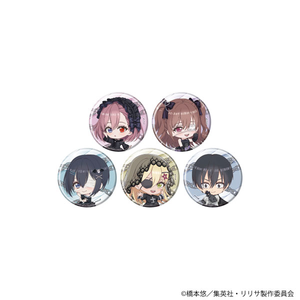 缶バッジ「2.5次元の誘惑」17/ダークネスファッションver. ミニキャライラスト 5個入りBOX