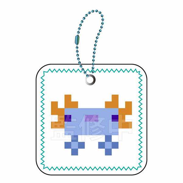 マインクラフト むにぺちょ スクィーズキーホルダー ウーパールーパー(ブルー)