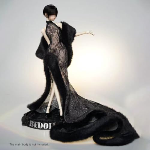 HiPlay 光の少女 1/6 ジョウフワードローブ2026第1弾 ワンピース 夜宴（黒） ショートショール 女性 フィギュア用 服 洋服 セット