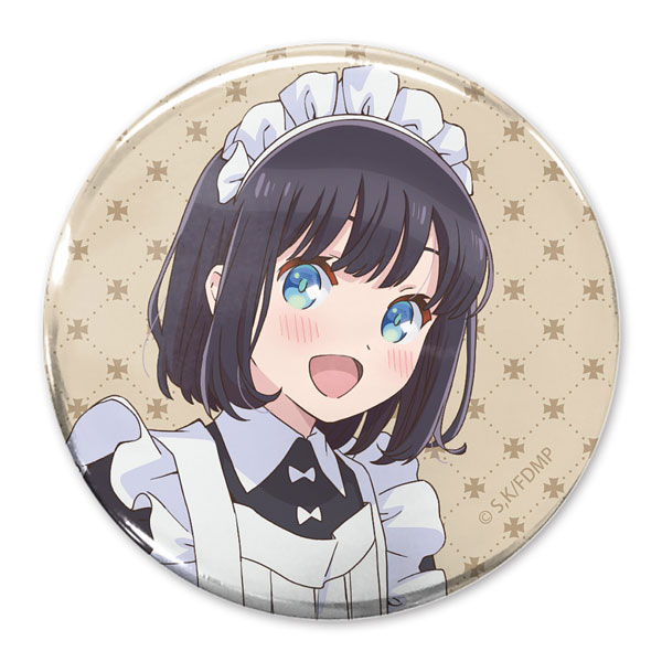 メイドさんは食べるだけ 描き下ろし 橘スズメ 65mm缶バッジ