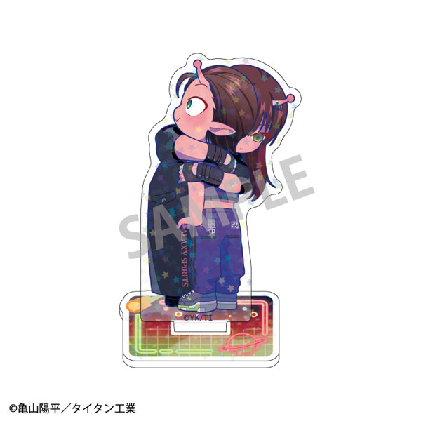 銀河特急 ミルキー☆サブウェイ ホログラムミニアクリルスタンド アカネ&カナタ 描き起こし第2弾