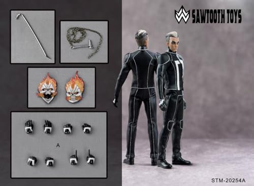 【JEEASS] Sawtooth 1/12フィギュア ナイト 素体 ヘッド 服フルセット コスプレ アクション フィギュア STM-20254A