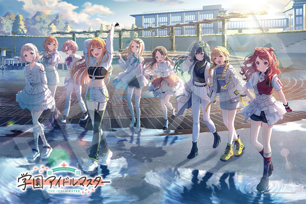 エポック社（EPOCH） 1000ピース ジグソーパズル 学園アイドルマスター キービジュアル （50×75cm） 12-708s のり付き ヘラ付き 点数券付き