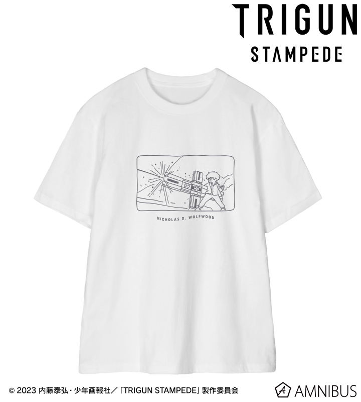 ニコラス・D・ウルフウッド ゆるコマ Tシャツ
