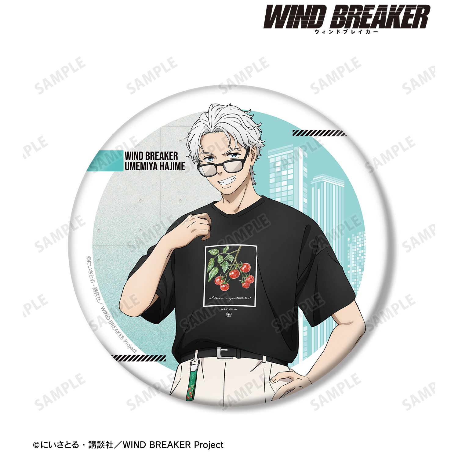 WIND BREAKER_描き下ろし 梅宮 一 夏服ver. BIG缶バッジ