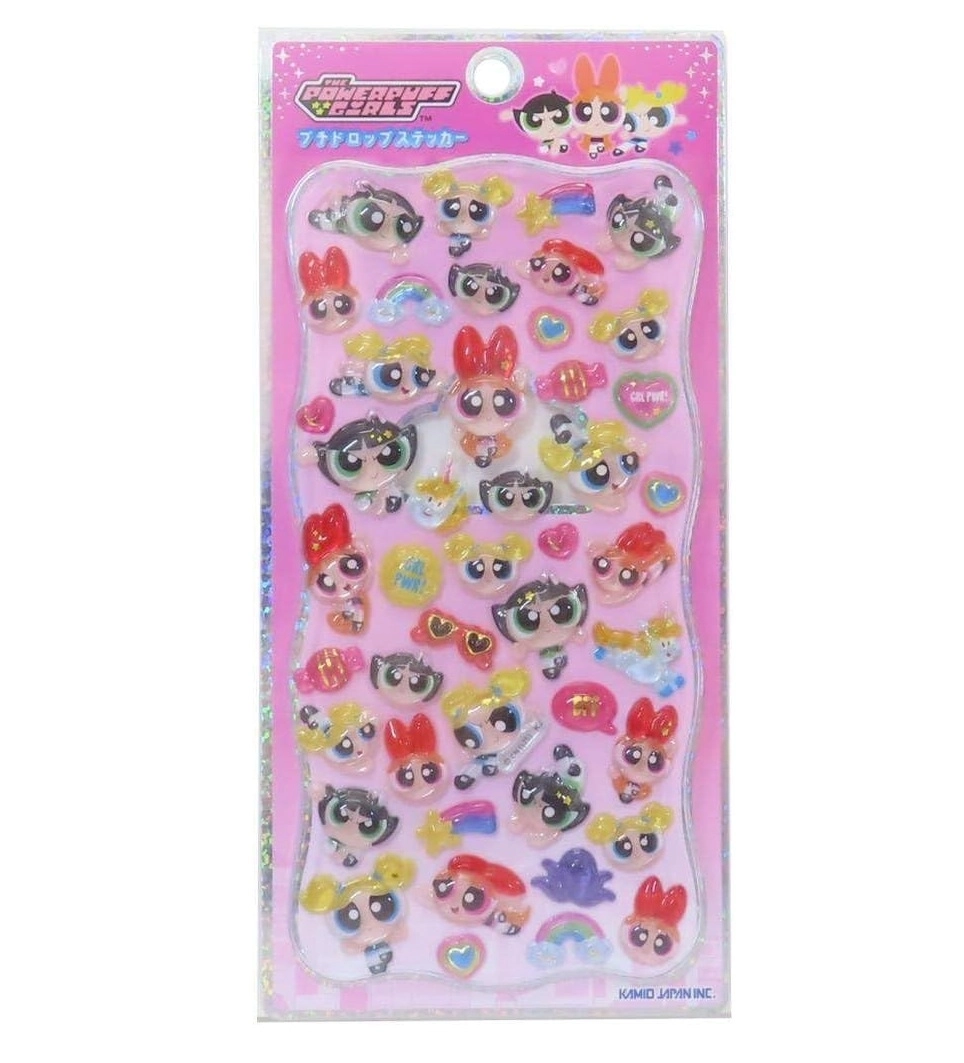 パワーパフガールズ プチドロップステッカー  カミオジャパン