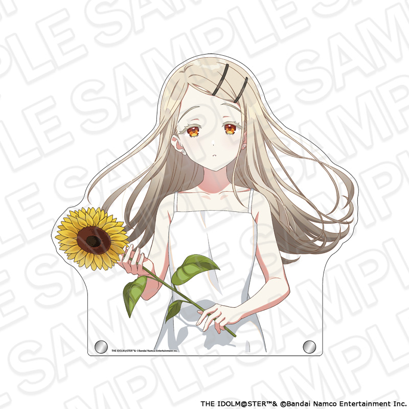 学園アイドルマスター_特大ダイカットアクリルボード 篠澤 広 sunflower ver.