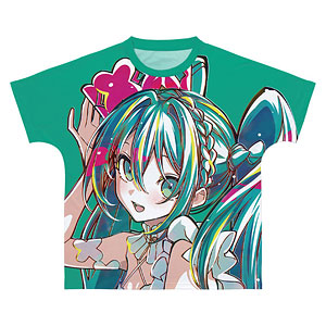 初音ミク GTプロジェクト レーシングミク 2025Ver. Ani-Art 第2弾 フルグラフィックTシャツ ver.B ユニセックス XXXL