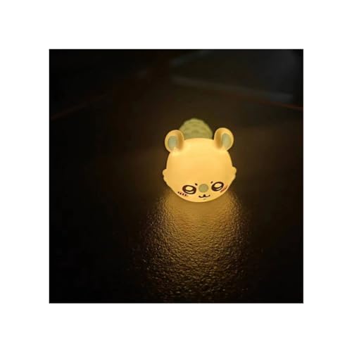 ちいかわ ナイトライト ハチワレ うさぎ モモンガ 常夜灯 テーブルランプ 暖かい光 間接照明 雰囲気ライト コスプレ小物 卓上 装飾 寝室用 子供 誕生日 プレゼント クリスマス 贈り物 (A)