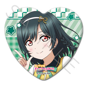 『ラブライブ！虹ヶ咲学園スクールアイドル同好会』 ハート型缶バッジ J(三船栞子)