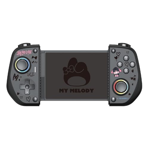 アローン(Allone) スマホ用モバイルゲームパッド サンリオキャラクターズ マイメロディ 20.5×4×9.5cm iOS16以上／Android 13以上のスマートフォン対応 伸縮式 対応幅102～177mm スマホゲーム 軽量 簡単接続 推しキャラ かわいい ALG-MOGPADSMM