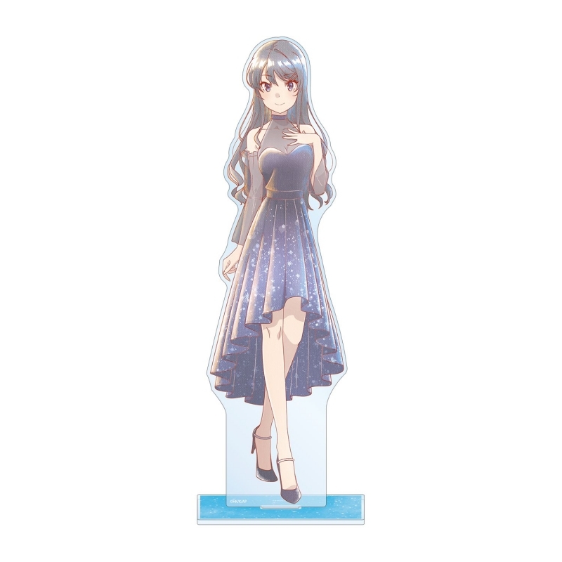 「青春ブタ野郎」シリーズ 描き下ろし 桜島麻衣 星空ドレスver. Ani-Art aqua label 特大アクリルスタンド