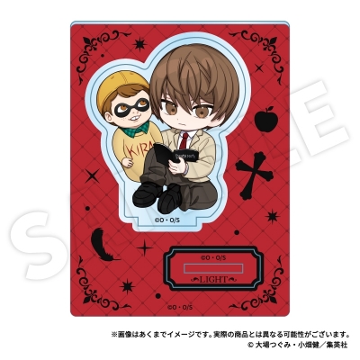 【グッズ-スタンドポップ】DEATH NOTE ミニキャラスタンド 指人形ver. 夜神月【再販】