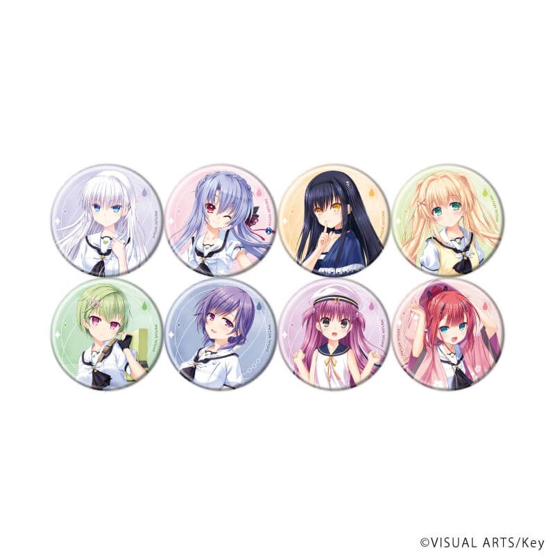 缶バッジ「Summer Pockets REFLECTION BLUE」02/コンプリートセット(全8種)(公式イラスト)