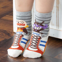 アンパンマン ばいきんまんスニーカー風クルーソックス