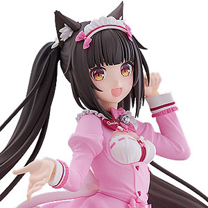 グッドスマイルカンパニー ネコぱら セカイコネクト POP UP PARADE ショコラ 冬服Ver. L size プラスチック製 塗装済み完成品 ノンスケール 専用台座付属 全高約215mm