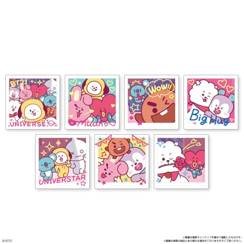 BT21 ダイカットステッカー付きスナック 10個入りBOX (食玩)