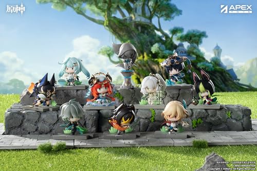 APEX 原神 「戦場の英姿」 スメール篇 PVC&ABS製 トレーディングフィギュア 9個入りBOX