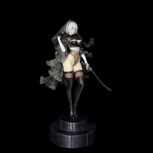 ヨルハ2号B型 2B ウェディング フィギュア 1/6スケール 高さ32cm ABS&PVC 塗装済み 完成品フィギュア ドール 可愛い エッチ エロ 美少女 モデル コレクション