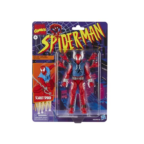 ハズブロ(HASBRO) マーベルレジェンド・シリーズ スカーレット・スパイダー スパイダーマン コミックス コレクティブル 6インチ(15cm)サイズ アクションフィギュア F9022 正規品