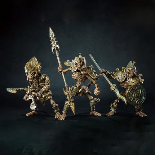 HiPlay 幽兎モデル 1/12 骸骨兵士シリーズ 蛇人部隊 3体セット 可動フィギュア 塗装済み 完成品