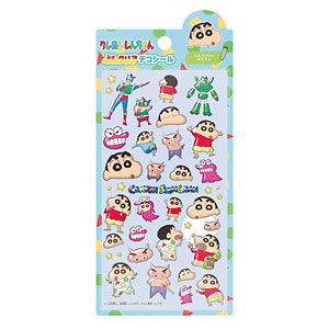 クレヨンしんちゃん ぷっクリアデコシール B：しんちゃん＆おもちゃ