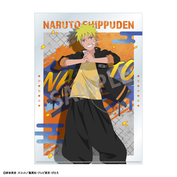 NARUTO-ナルト- 疾風伝 A4シングルクリアファイル うずまきナルト 学園