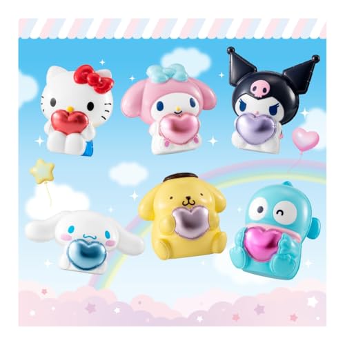 バンダイ(BANDAI) ぷっくりバルーンマスコット サンリオキャラクターズ チューインガム 食玩 【BOX販売/10個セット】