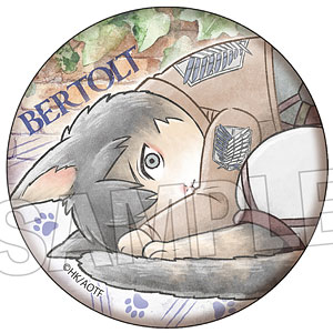 進撃の巨人 調査兵にゃん 缶バッジ ベルトルト