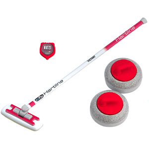 プリプラ フィギュアのスポーツ カーリング レッド プラスチックモデル