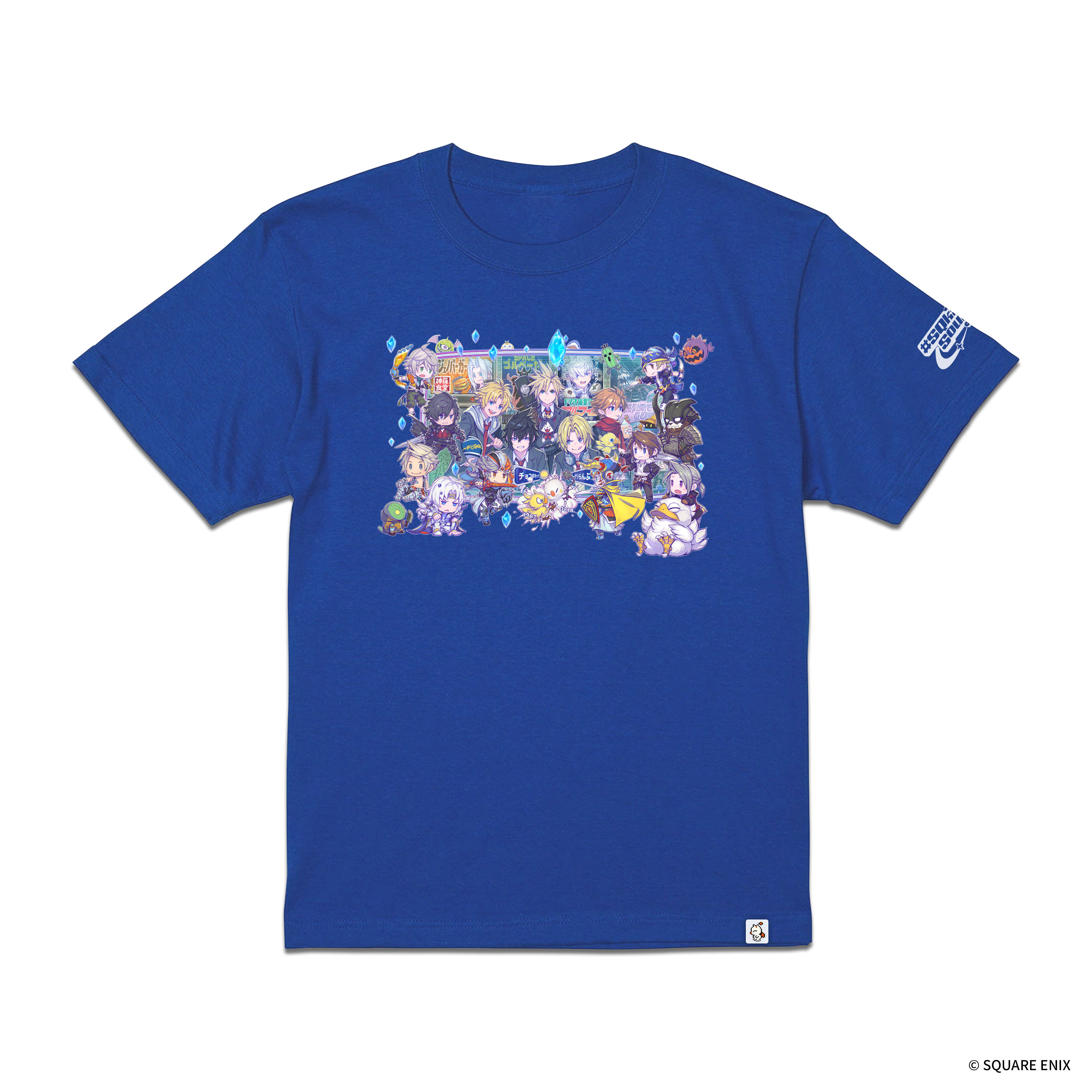 ファイナルファンタジーシリーズ（FF）_#SQkawaii Sounds -FINAL FANTASY- Vol. 2 Tシャツ ブルー